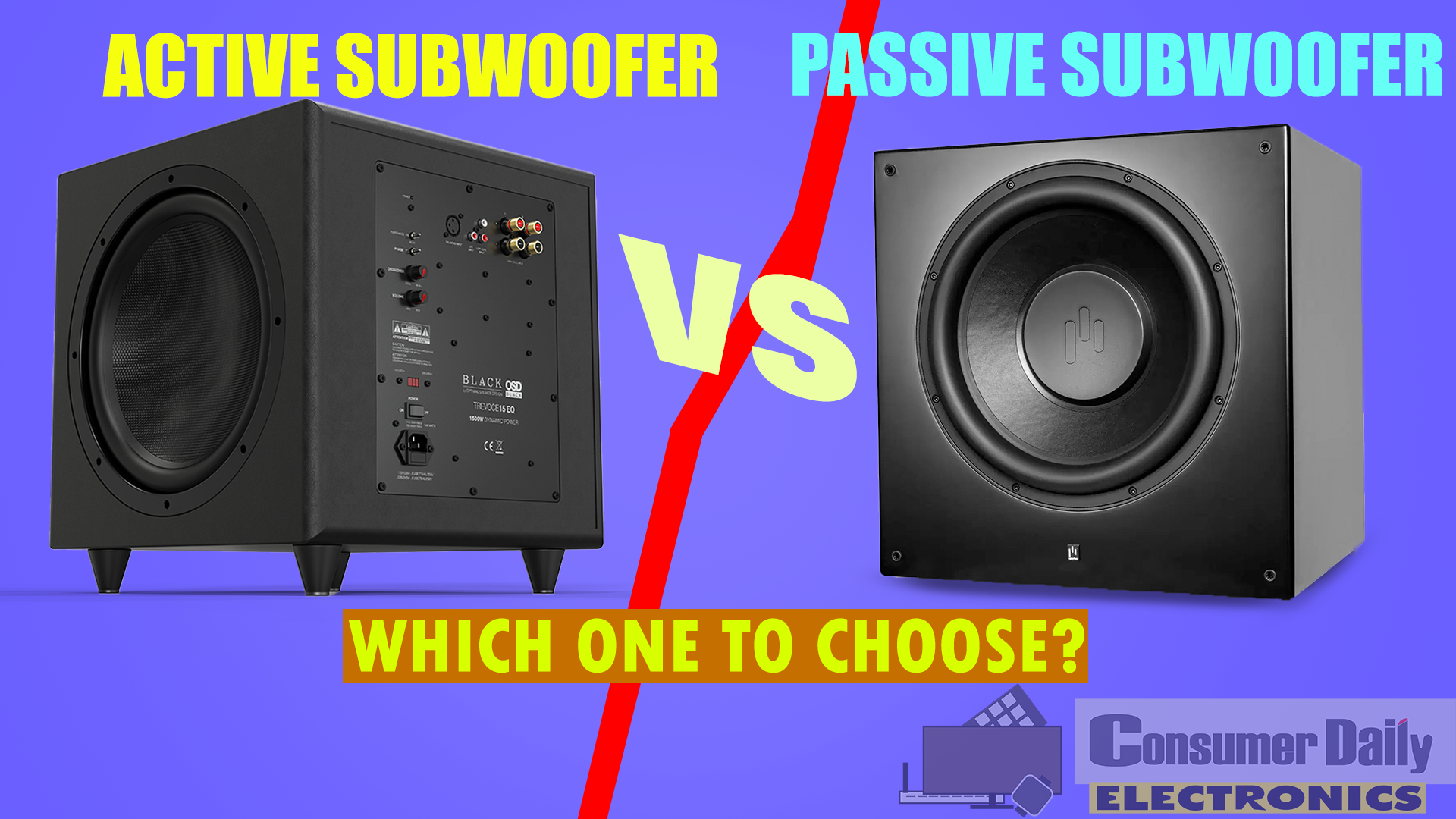 Active Vs Passive Subwoofer